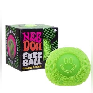 Nee Doh Fuzz Ball Sensory Toy - Bright Green